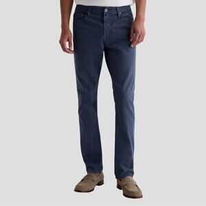 AG Jeans SUD Men Graduate Sueded Tailored Leg Pants Pacific Midnight Blue 36x32